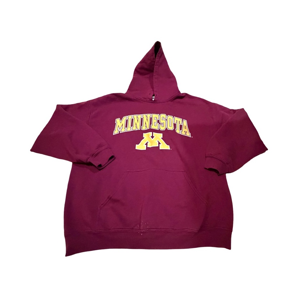 Campus Colors Maroon Hoodie- size large - Picture 2 of 5